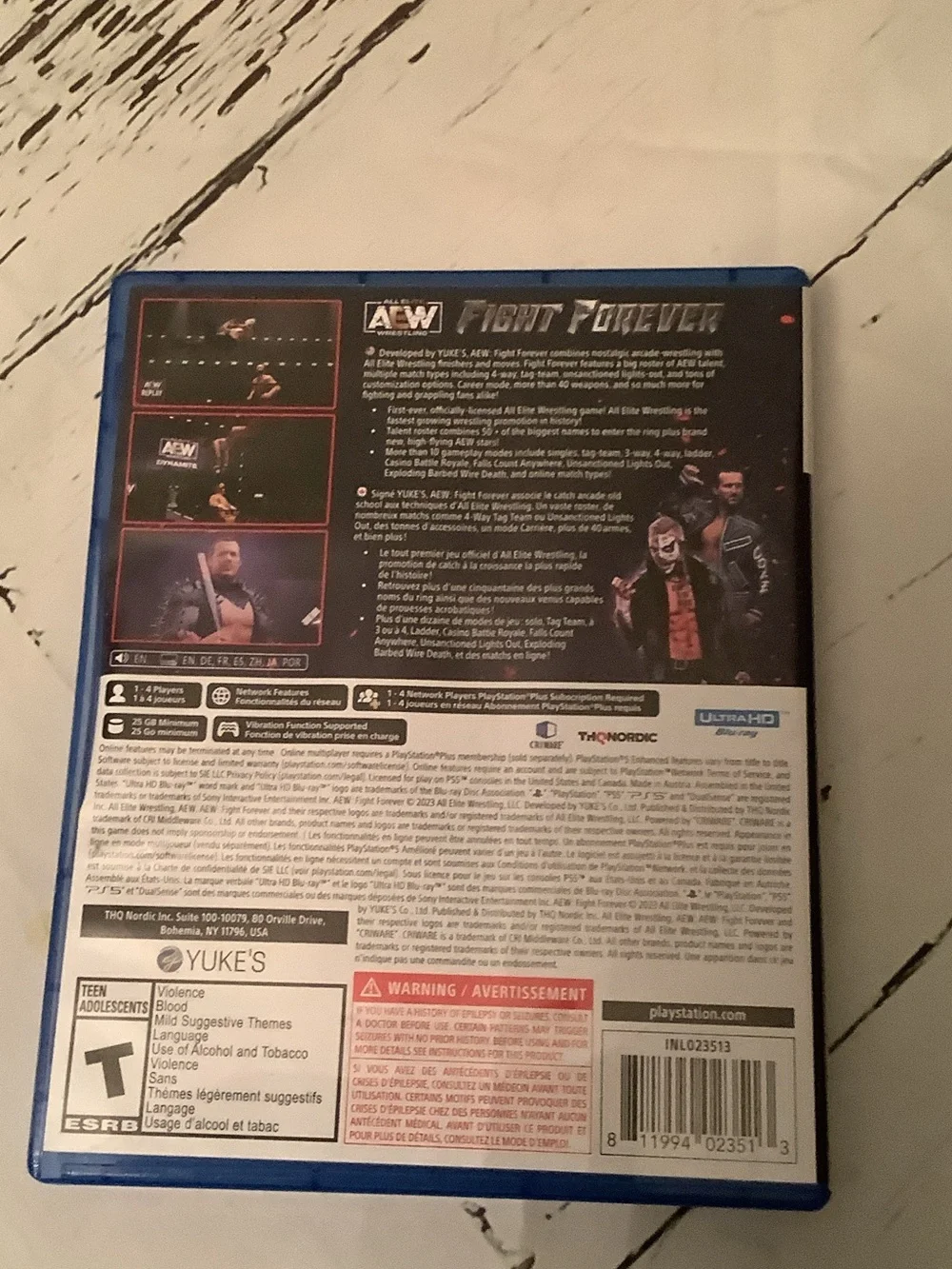 Avatar: Frontiers of Pandora - PS5 Game (Blue) -& AEW wrestling game